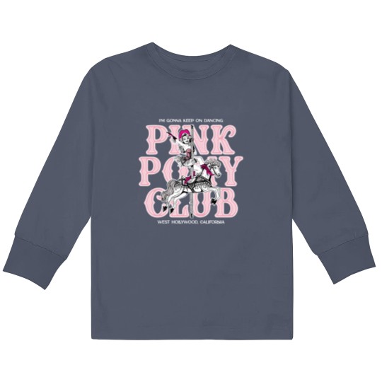 Discover Pink Pony Club Kids Short Sleeve and Long Sleeve T-Shirt