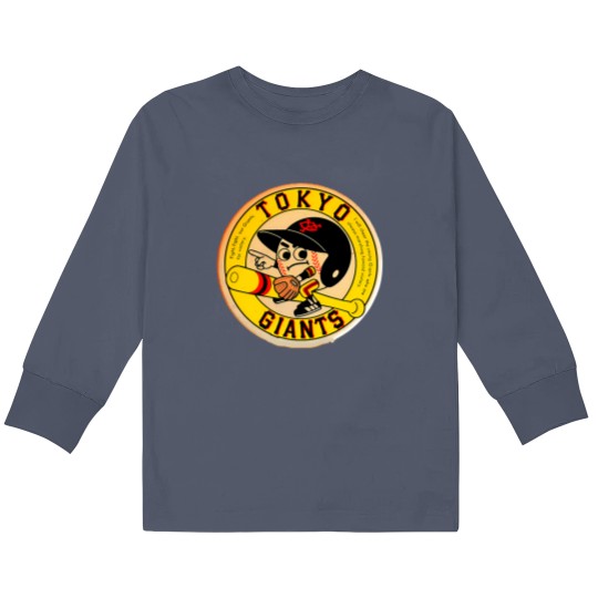 Discover TOKYO GIANTS VINTAGE JAPAN Kids Long Sleeve T Shirts