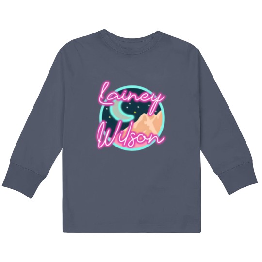 Discover Lainey Wilson Cowboy Neon Kids Long Sleeve T Shirts