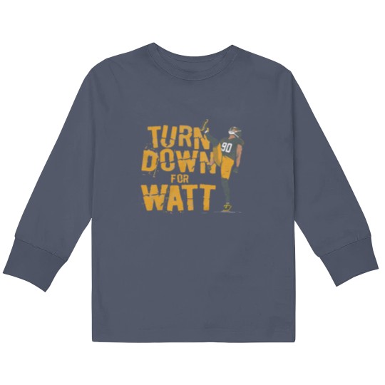 Discover TJ Watt Turn Down For Watt Kids Long Sleeve T Shirts
