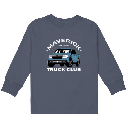 Discover Maverick Truck Club - Area 51 Kids Long Sleeve T Shirts