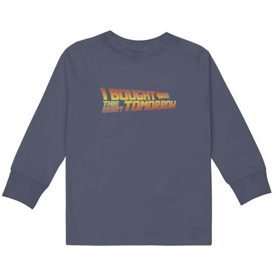 Discover Back to the future - Back to the future Kids Long Sleeve T Shirts