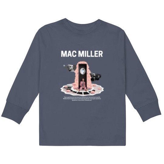 Discover Mac Miller Self Care Vintage Kids Long Sleeve T-Shirts