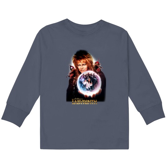 Discover Labyrinth Essential Kids Long Sleeve T Shirts
