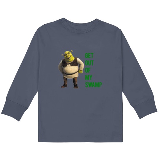 Discover Get out of my swamp Kids Long Sleeve T Shirts