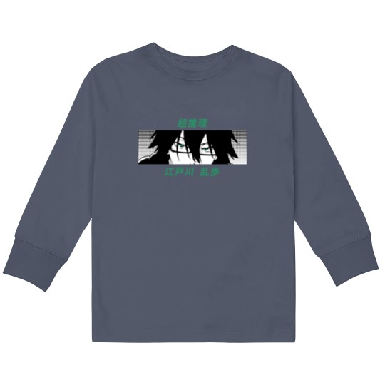 Discover Bungou Stray Dogs Eyes and Abilities Ranpo Kids Long Sleeve T Shirts