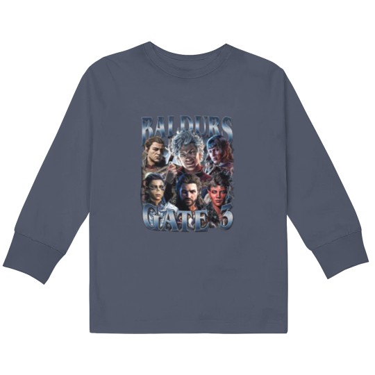 Discover Baldurs Gate 3 Vintage Kids Long Sleeve T Shirts, Gift For Woman and Man Unisex Kids Long Sleeve T Shirts
