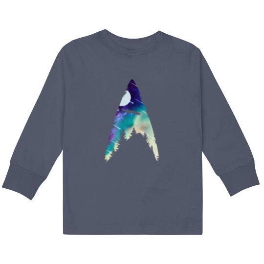 Discover The Next Generation Starfleet Galactic Insignia Kids Long Sleeve T Shirts