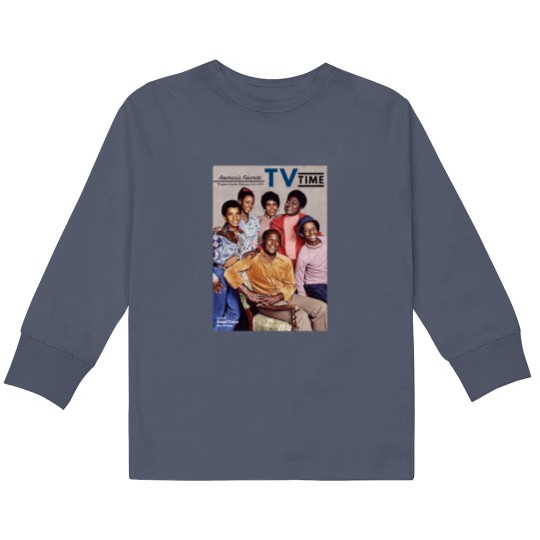 Discover Cast Of Good Times TV Time February 1974 Kids Long Sleeve T Shirts