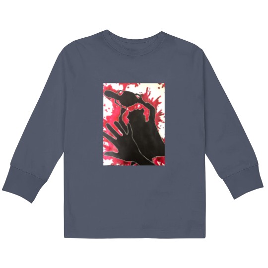 Discover Leather Face Kids Long Sleeve T Shirts