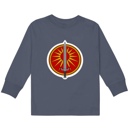 Discover Battletech Davion Logo Kids Long Sleeve T Shirts