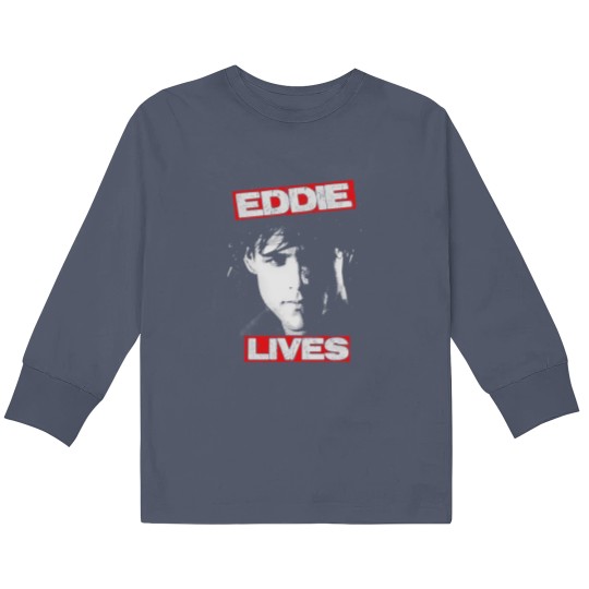 Discover Eddie _Amp_ The Cruisers Kids Long Sleeve T Shirts Eddie Lives Kids Long Sleeve T Shirts
