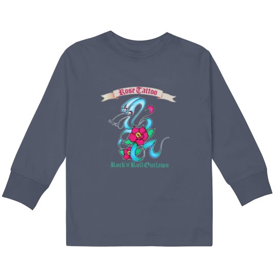 Discover Rose Tattoo Kids Long Sleeve T Shirts