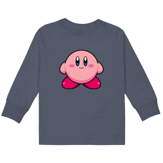 Discover Kirby games Kids Long Sleeve T Shirts