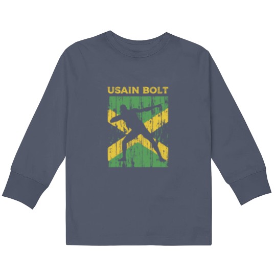 Discover Usain Bolt Kids Long Sleeve T Shirts Kids Long Sleeve T Shirts