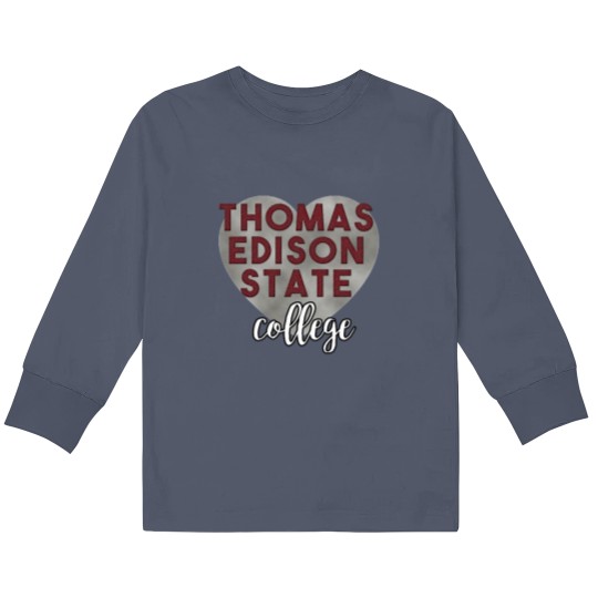 Discover Thomas Edison State University Kids Long Sleeve T Shirts