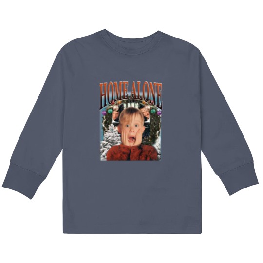 Discover Retro Home Alone Kids Long Sleeve T Shirts, Home Alone Kids Long Sleeve T Shirts, Home Alone Kids Long Sleeve T Shirts, Home Alone Christmas Kids Long Sleeve T Shirts