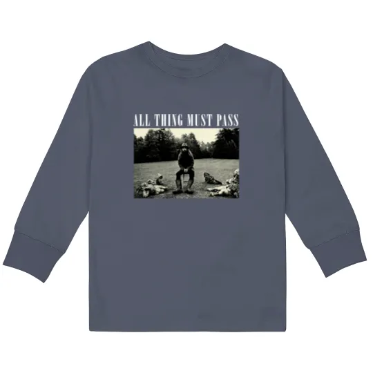Discover George Musician All Thing Must Pass Harrison Third Studio Album English Rock Musician Harrison Kids Long Sleeve T Shirts