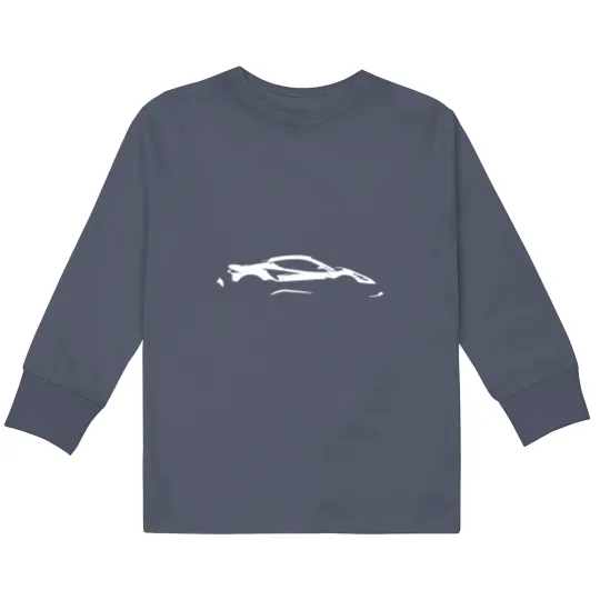 Discover Lotus Emira Silhouette white Kids Long Sleeve T Shirts