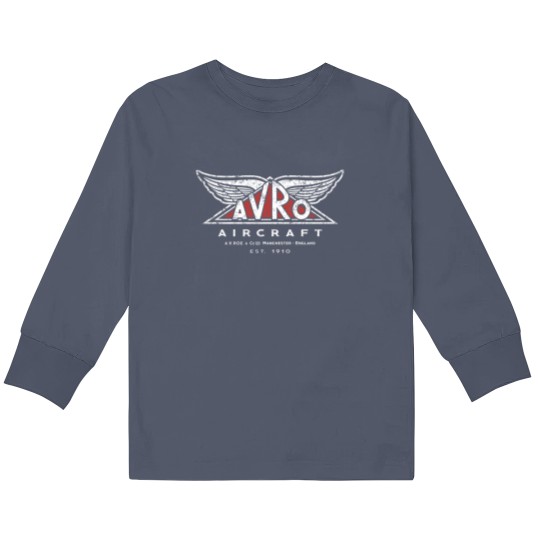 Discover Avro Logo Kids Long Sleeve T Shirts