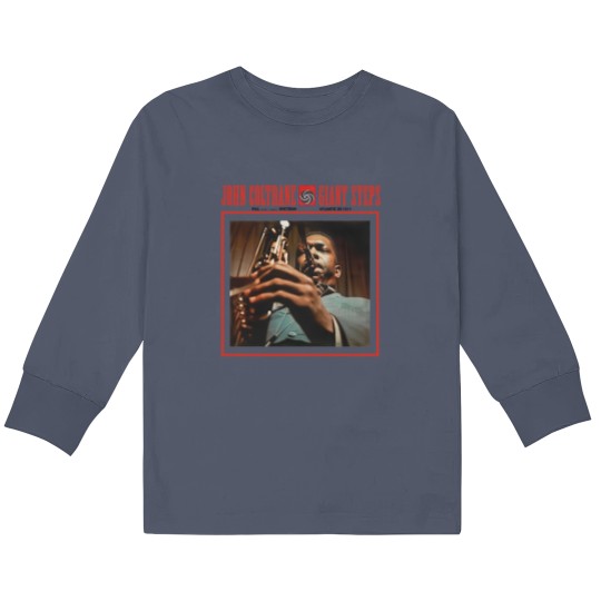 Discover Men's Cotton Crew Kids Long Sleeve T Shirts John Coltrane Giant Steps
