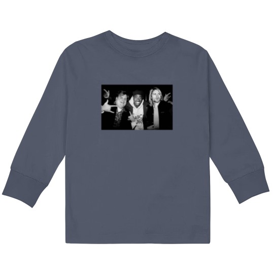 Discover Chris Farley Kurt Cobain Tupac Unisex Kids Long Sleeve T Shirts