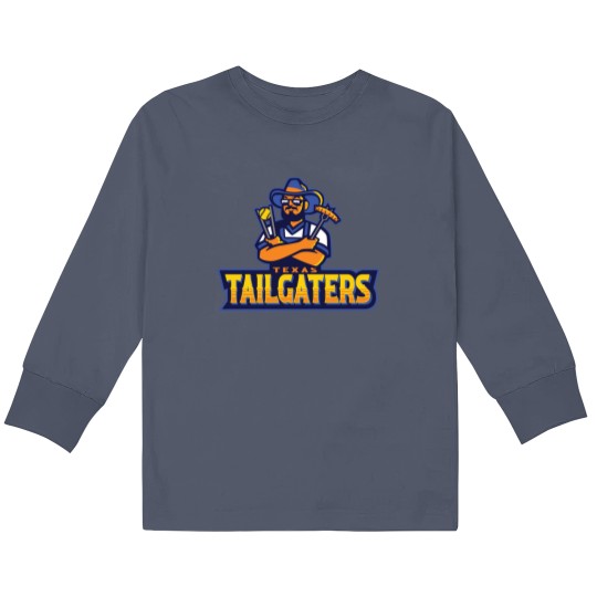 Discover Texas Tailgaters With Bbq And Sports Theme For Game Day Enthusiasts Kids Long Sleeve T Shirts