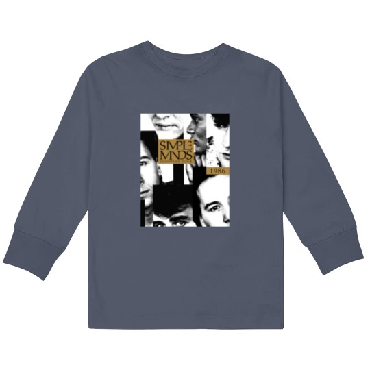 Discover Simple Minds - Once Upon A Time European Tour 1986 Kids Long Sleeve T Shirts