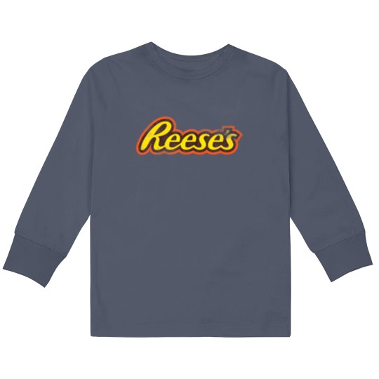 Discover Reeses Logo Kids Long Sleeve T Shirts