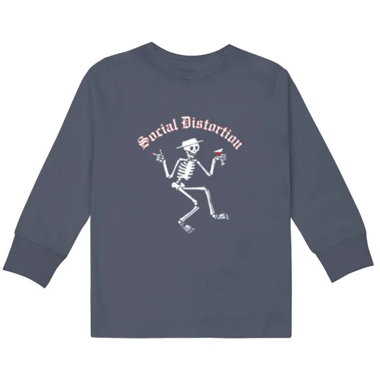 Discover Social Distortion Skull Art Kids Long Sleeve T Shirts