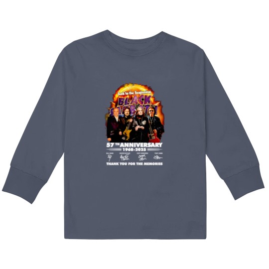 Discover Black Sabbath Band back to the beginning 2025 Kids Long Sleeve T Shirts