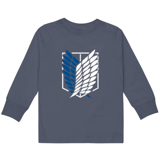Discover Shingeki no kyojin logo Kids Long Sleeve T Shirts