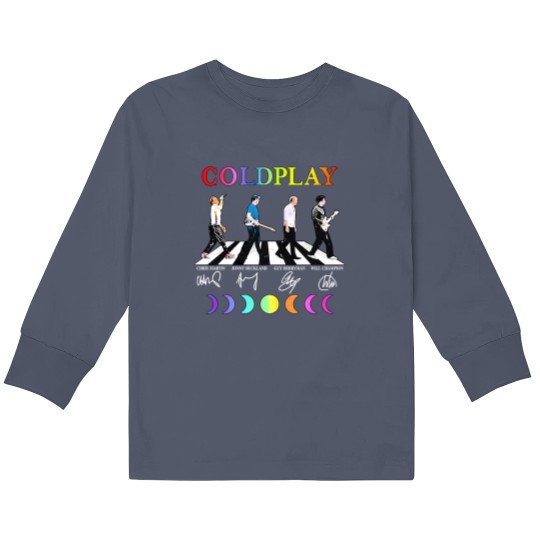 Discover Coldplay Band Kids Long Sleeve T Shirts Round