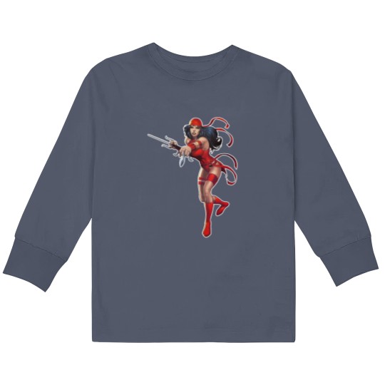 Discover Electra Motif Kids Long Sleeve T Shirts