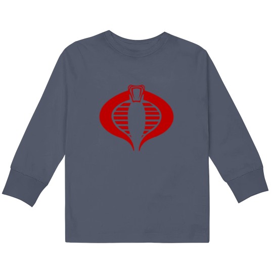 Discover Gi Joe Cobra Enemy Logo Kids Long Sleeve T Shirts