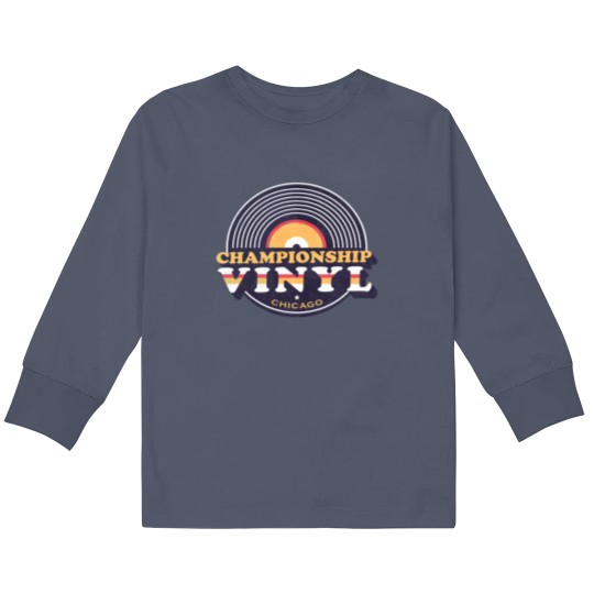 Discover Championship Vinyl Kids Long Sleeve T Shirts