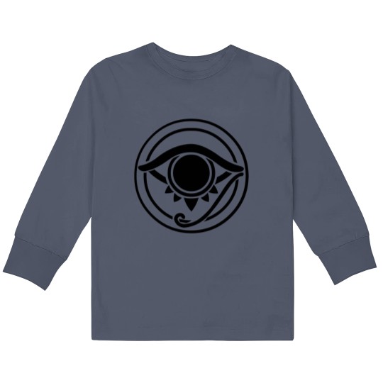 Discover All Seeing Eye Horus Egypt Ancient Myth Kids Long Sleeve T Shirts