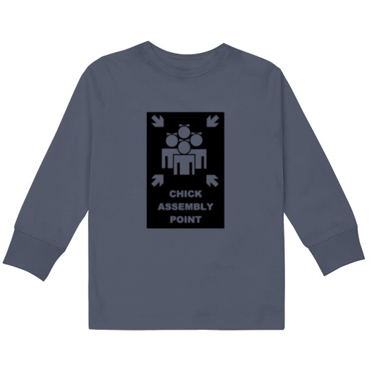 Discover Chick Assembly Point New Kids Long Sleeve T Shirts
