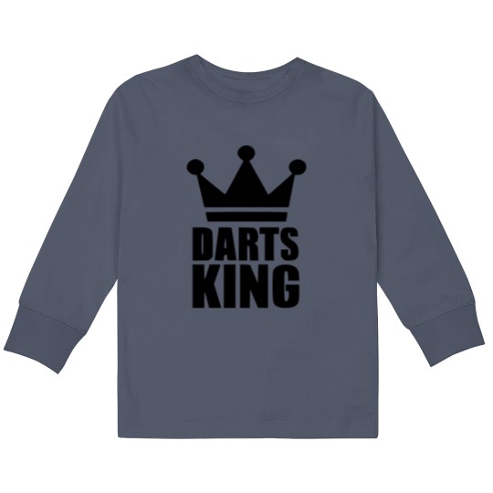 Discover darts king Kids Long Sleeve T Shirts