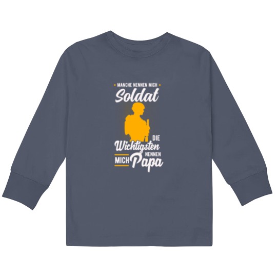 Discover Soldier Soldiers Military Union Gift Gift Idea Kids Long Sleeve T Shirts