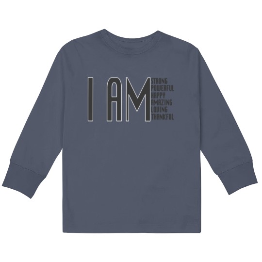 Discover I am... Kids Long Sleeve T Shirts