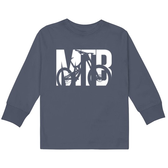 Discover Mountain Bike Kids Long Sleeve T Shirts