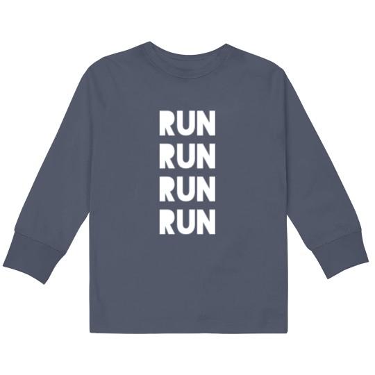 Discover Run Run Run Kids Long Sleeve T-Shirt