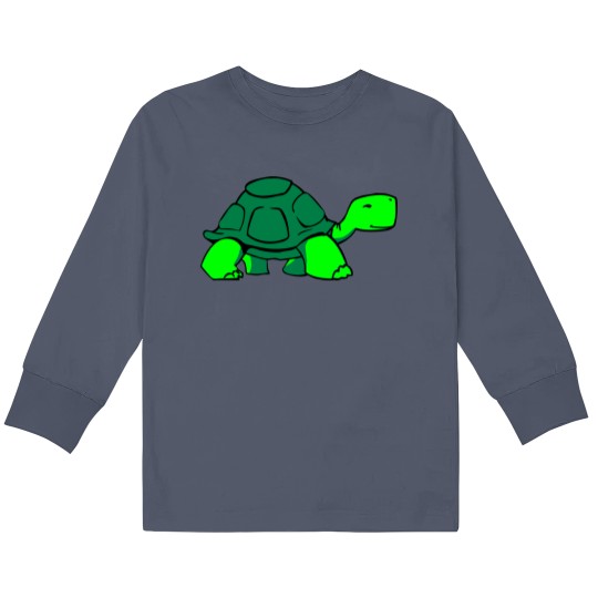Discover Cool Slow Turtle Bro Kids Long Sleeve T Shirts