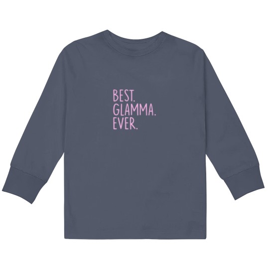 Discover Best Glamma Ever Kids Long Sleeve T Shirts