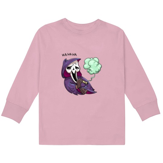 Discover Cute Grim Reaper Kids Long Sleeve T-Shirts