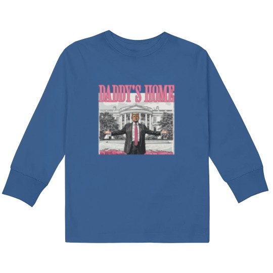 Discover Daddys Home Trump 2024 Kids Long Sleeve T Shirts