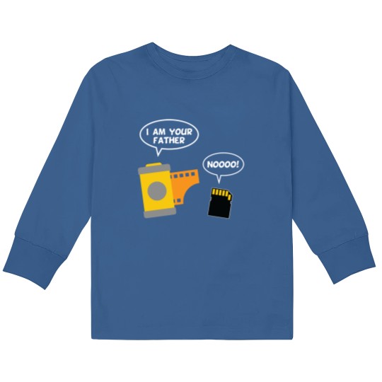 Discover Photographers Film I am Your Father SD Card Photog Kids Long Sleeve T Shirts