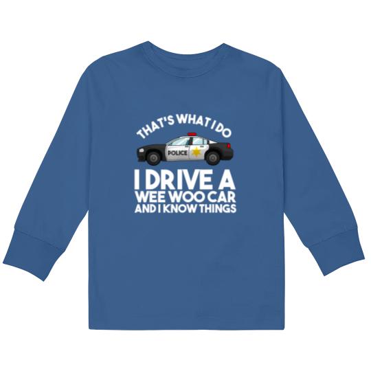 Discover Funny Police Officer Gift For Cop Law Enforcement Men Women Kids Long Sleeve T Shirts