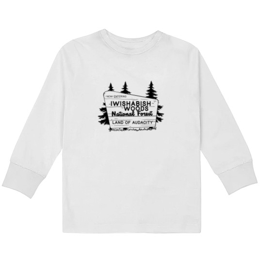 Discover IWishABish Woods Graphic Kids Long Sleeve T Shirts